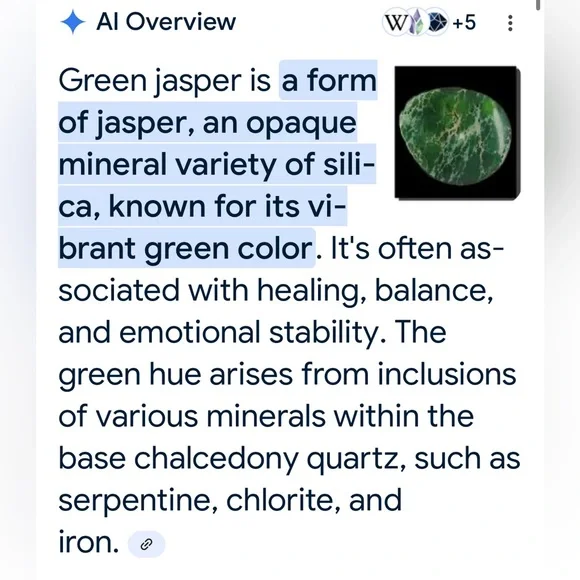 Green Jasper Raw Stone - Picture 5 of 8